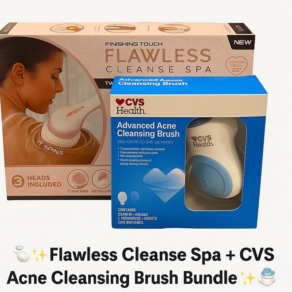 ✨ Flawless Cleanse Spa + CVS Acne Cleansing Brush - NEW! $55✨ Bundle Deal! 🎁